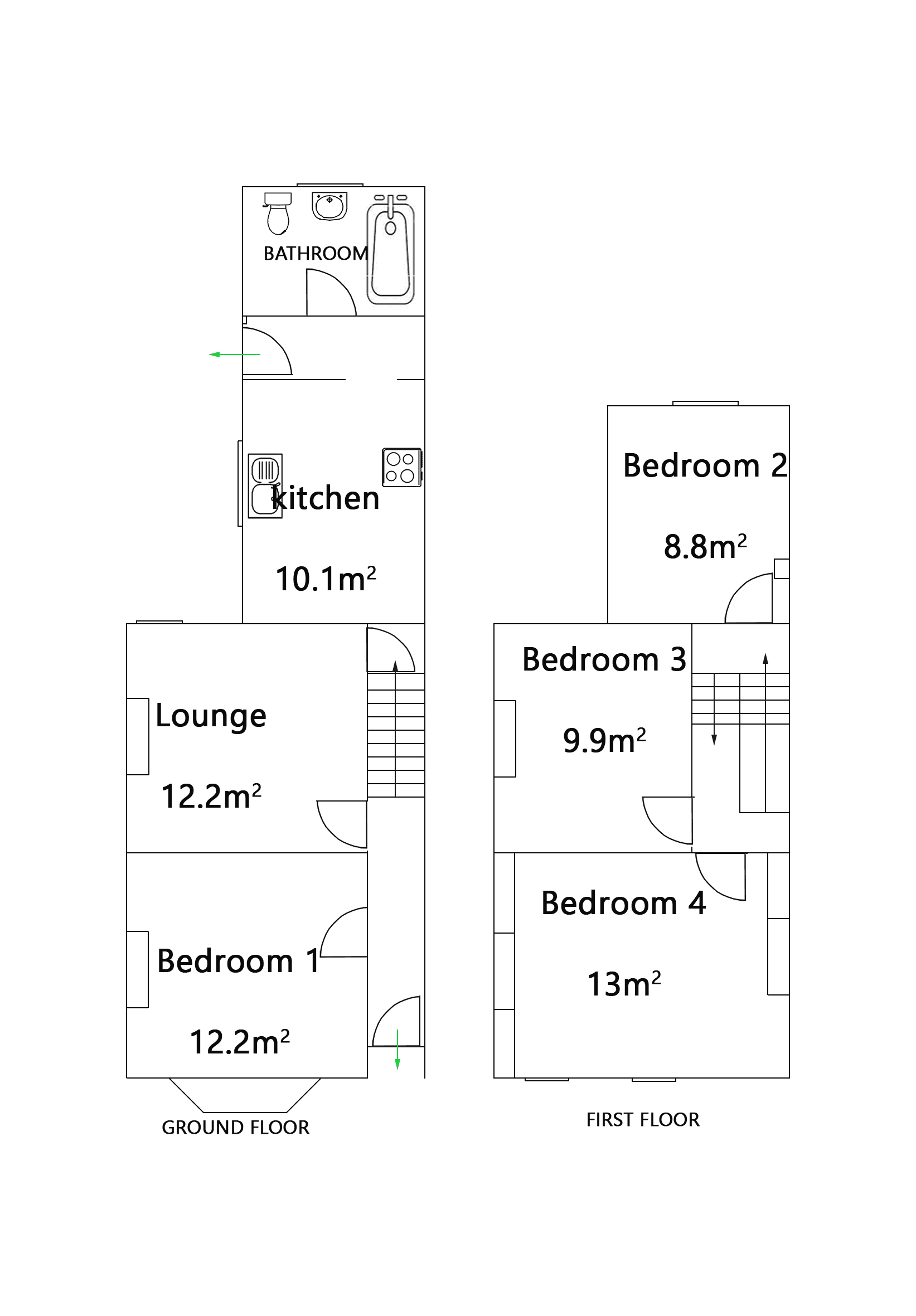 4 Bed House - Falmouth Street thumbnail 9